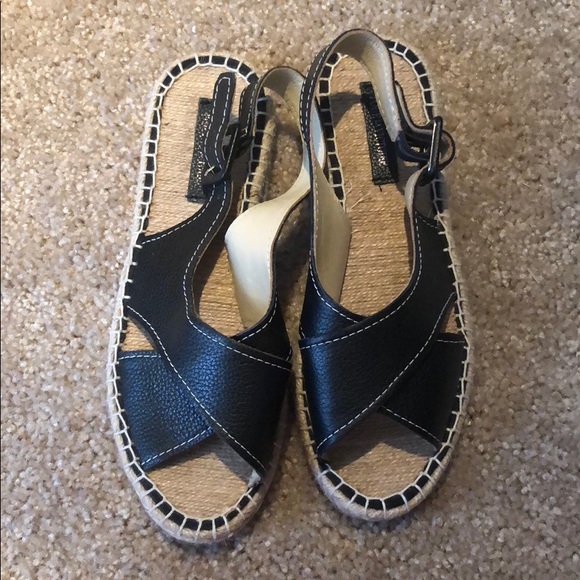 Brand New Pour La Victoire Black Espadrilles - Picture 3 of 4